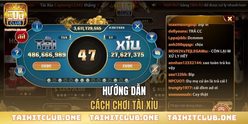 Hướng dẫn cách chơi tài xỉu