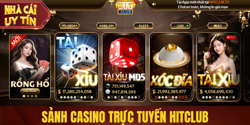Sảnh casino trực tuyến Hitclub