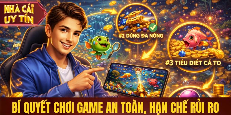 Bắn Cá Ăn Tiền Online - Săn Cá Đổi Thưởng, Chơi Là Có Lãi Bí quyết chơi game an toàn, hạn chế rủi ro và tối ưu kết quả
