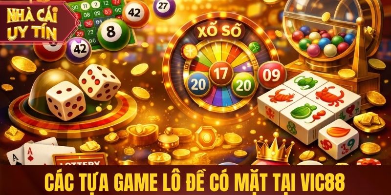 Các tựa game lô đề có mặt tại Vic88